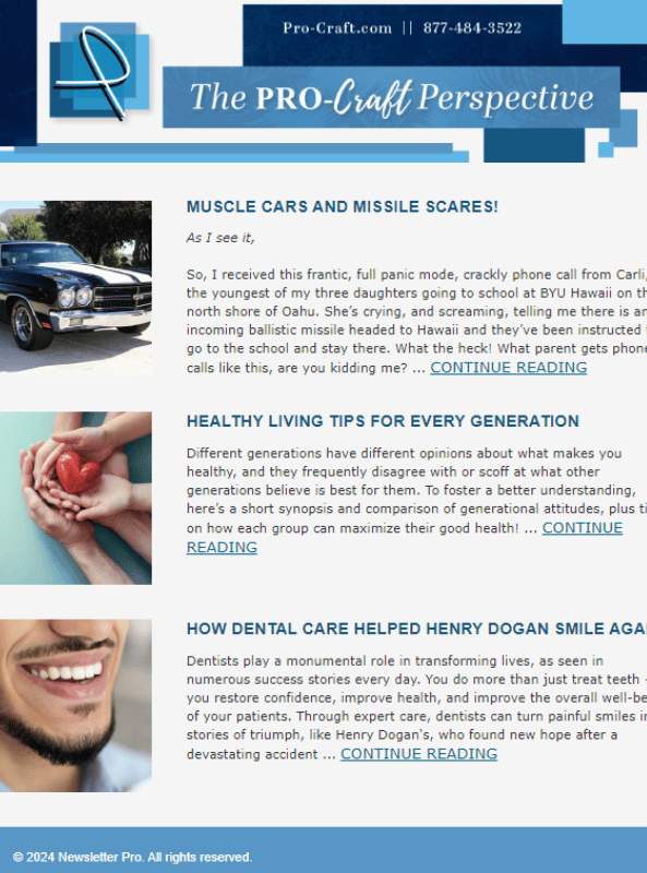 May Newsletter Digital Copy | Pro-Craft