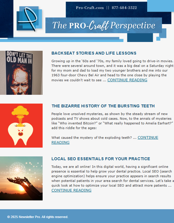 February Newsletter Digital Copy | Pro-Craft