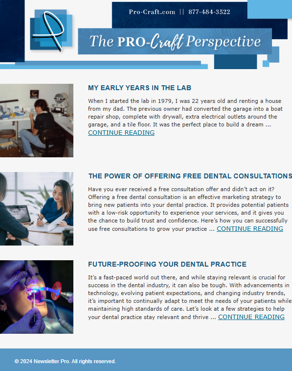 November Newsletter Digital Copy | Pro-Craft