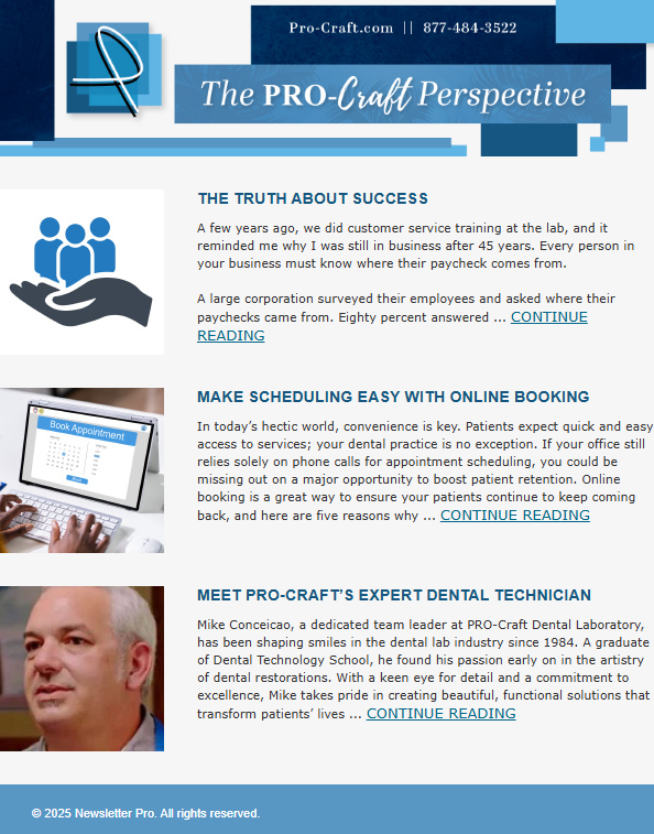 May Newsletter Digital Copy | Pro-Craft